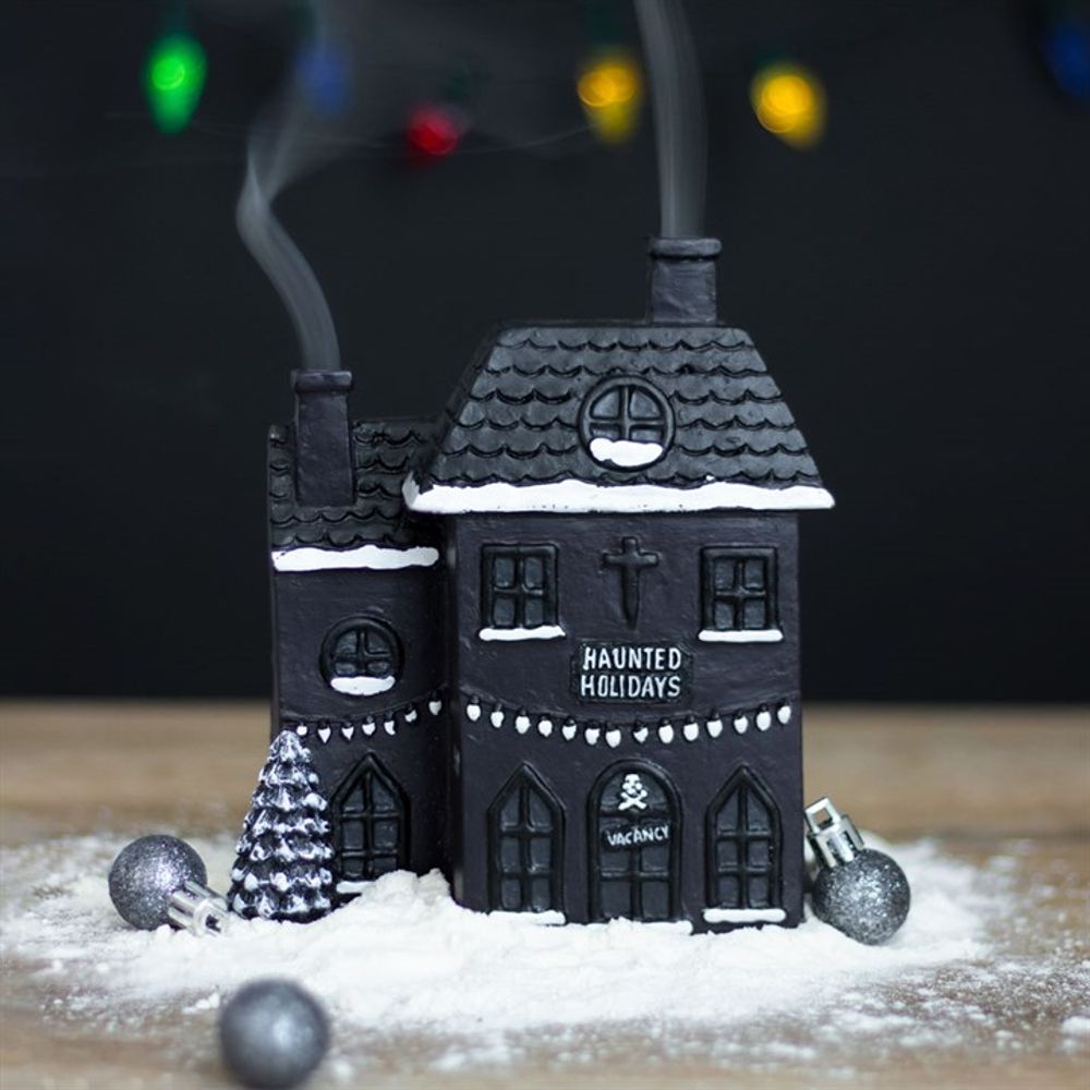 Haunted Holiday House Incense Cone Burner - ScentiMelti  Haunted Holiday House Incense Cone Burner