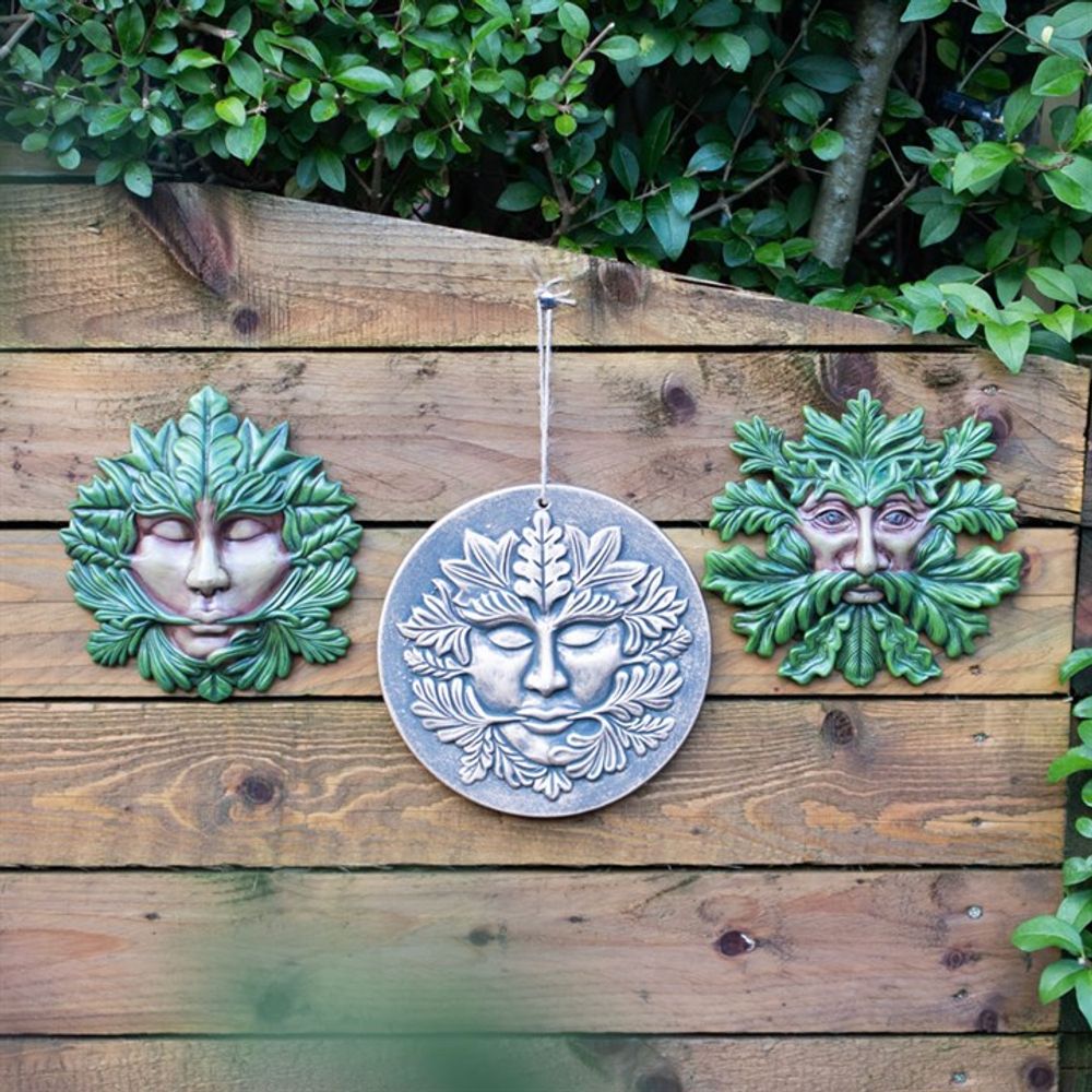 Green Man Resin Wall Plaque - ScentiMelti  Green Man Resin Wall Plaque