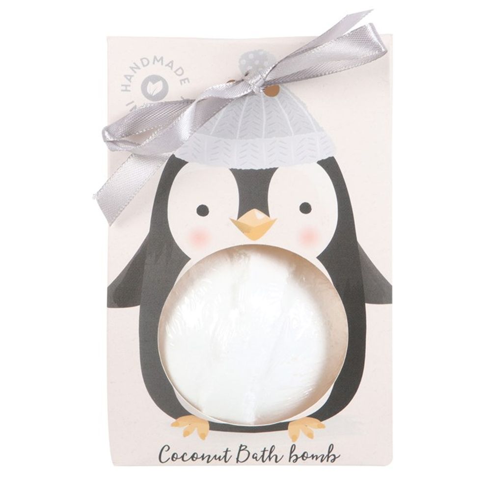 Penguin Coconut Bath Bomb - ScentiMelti  Penguin Coconut Bath Bomb