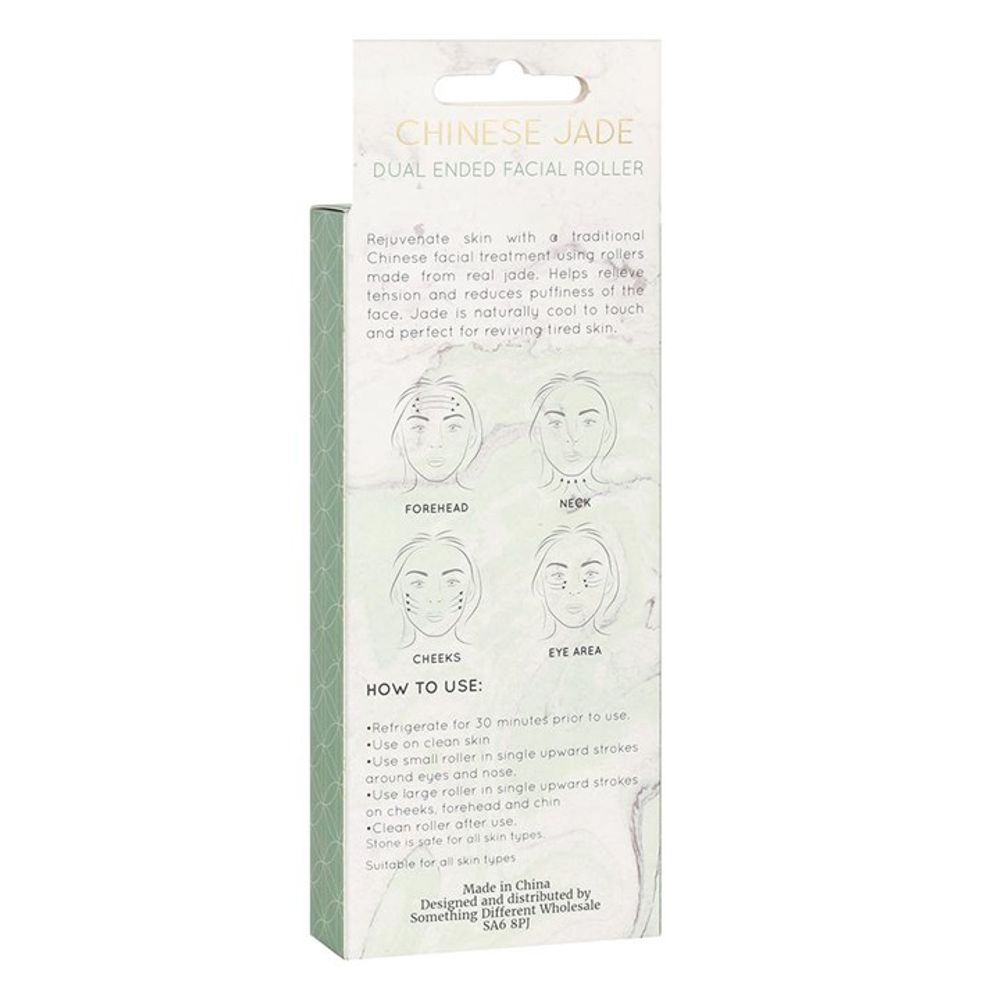 Jade Dual Ended Face Roller - ScentiMelti  Jade Dual Ended Face Roller