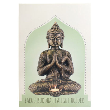 Large Buddha Tealight Holder - ScentiMelti  Large Buddha Tealight Holder