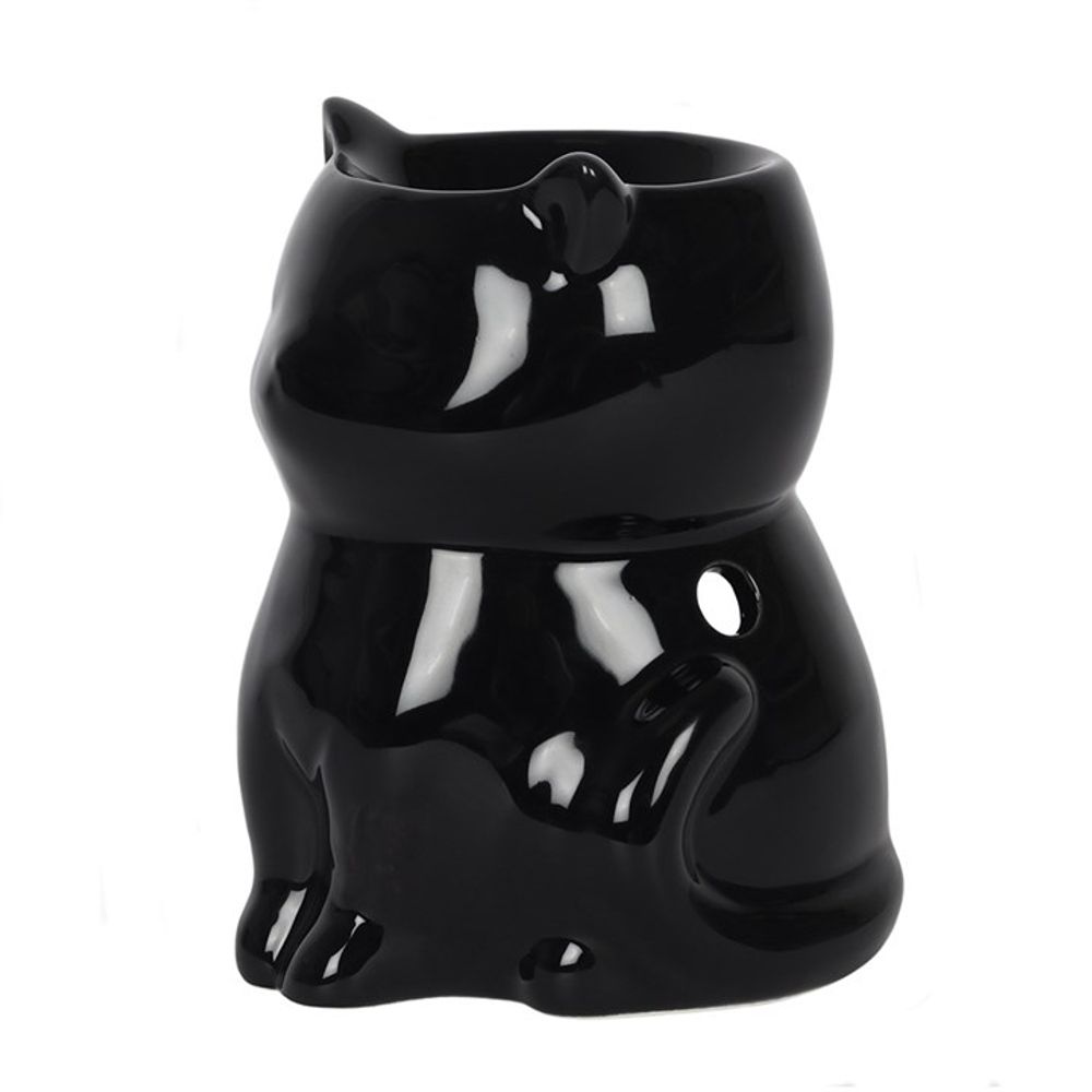 Black Cat Oil Burner - ScentiMelti  Black Cat Oil Burner