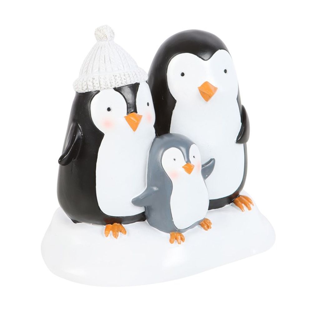 Penguin Family Resin Ornament - ScentiMelti Home Fragrance, Beauty & Gifts UK