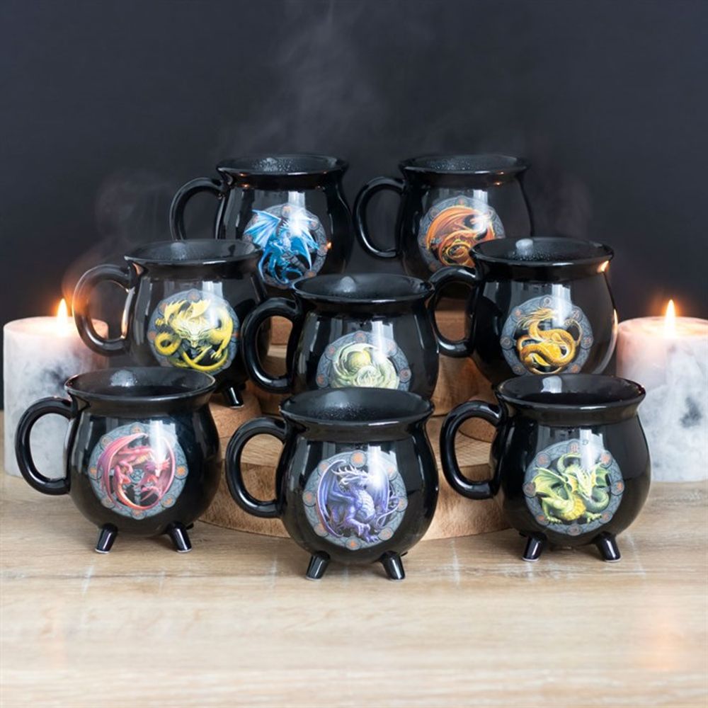 Imbolc Colour Changing Cauldron Mug by Anne Stokes - ScentiMelti  Imbolc Colour Changing Cauldron Mug by Anne Stokes