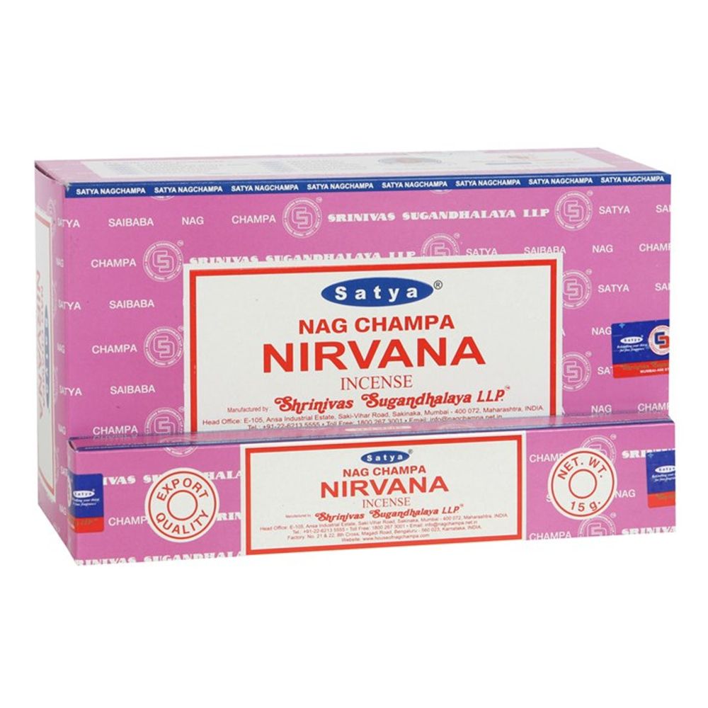 Set of 12 Packets of Nirvana Incense by Satya - ScentiMelti  Set of 12 Packets of Nirvana Incense by Satya