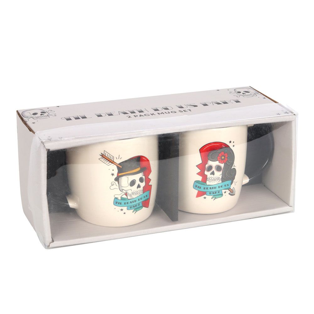 Till Death Do Us Part Couples Mug Set - ScentiMelti Home Fragrance, Beauty & Gifts UK