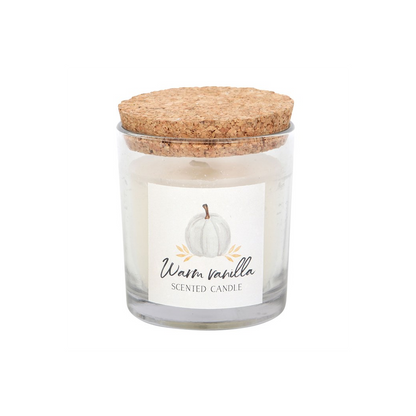 Warm Vanilla Autumn Candle - ScentiMelti  Warm Vanilla Autumn Candle