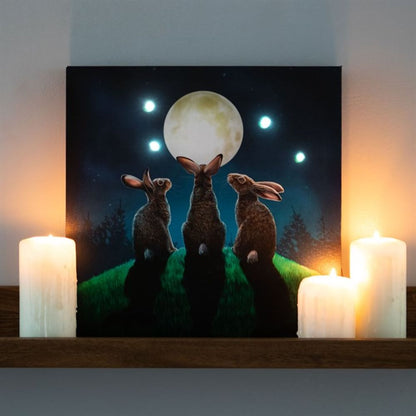 Moon Shadows Light Up Canvas Plaque by Lisa Parker - ScentiMelti  Moon Shadows Light Up Canvas Plaque by Lisa Parker