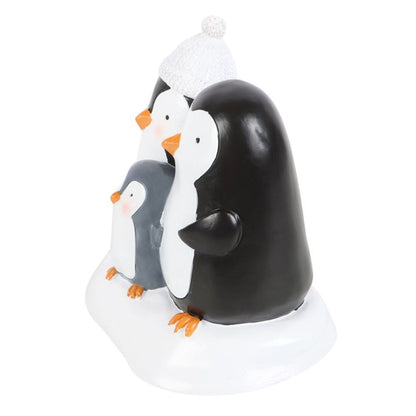 Penguin Family Resin Ornament - ScentiMelti Home Fragrance, Beauty & Gifts UK