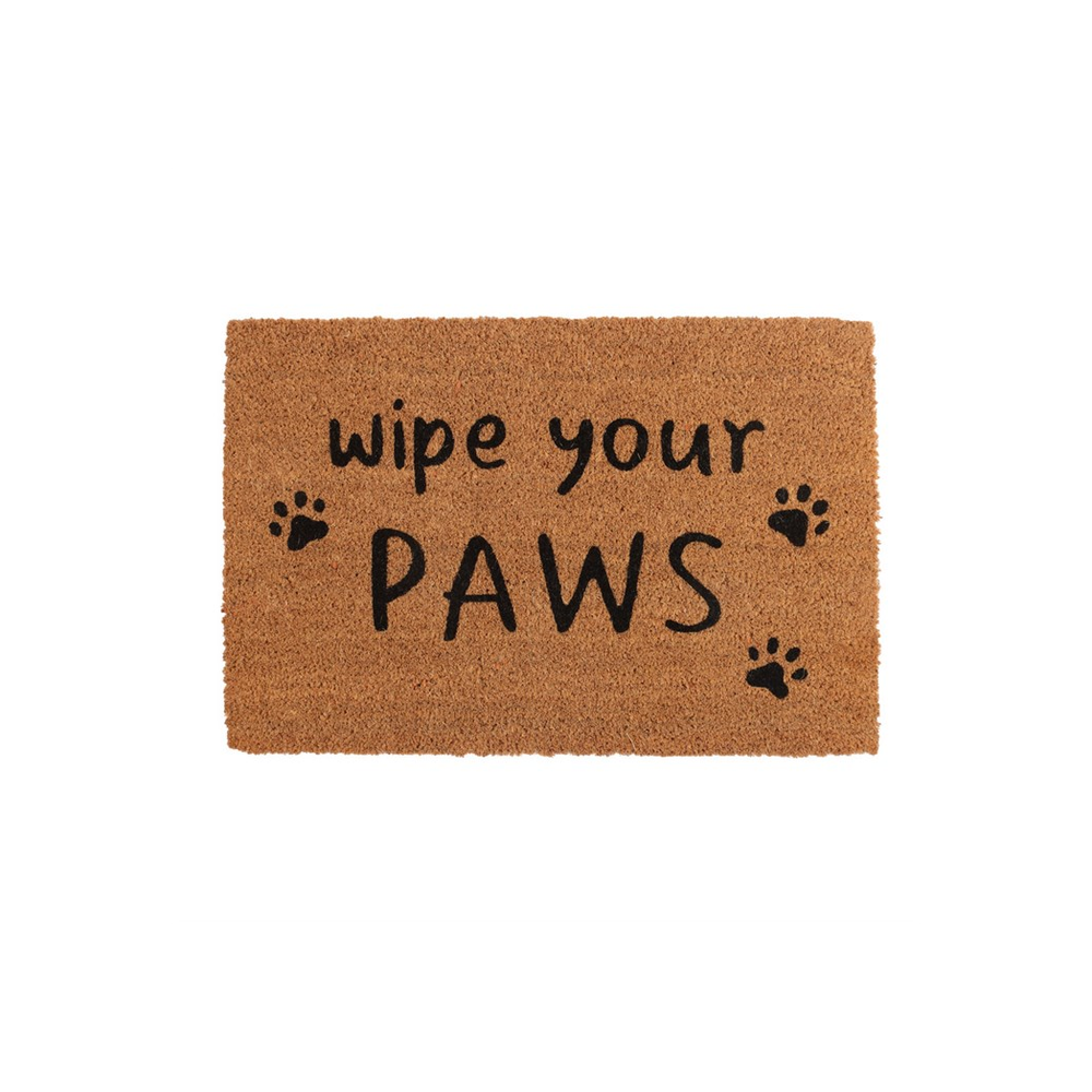 Natural Wipe Your Paws Door Mat - ScentiMelti  Natural Wipe Your Paws Door Mat