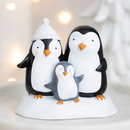 Penguin Family Resin Ornament - ScentiMelti Home Fragrance, Beauty & Gifts UK