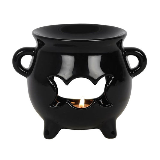 Triple Moon Cauldron Oil Burner - ScentiMelti  Triple Moon Cauldron Oil Burner