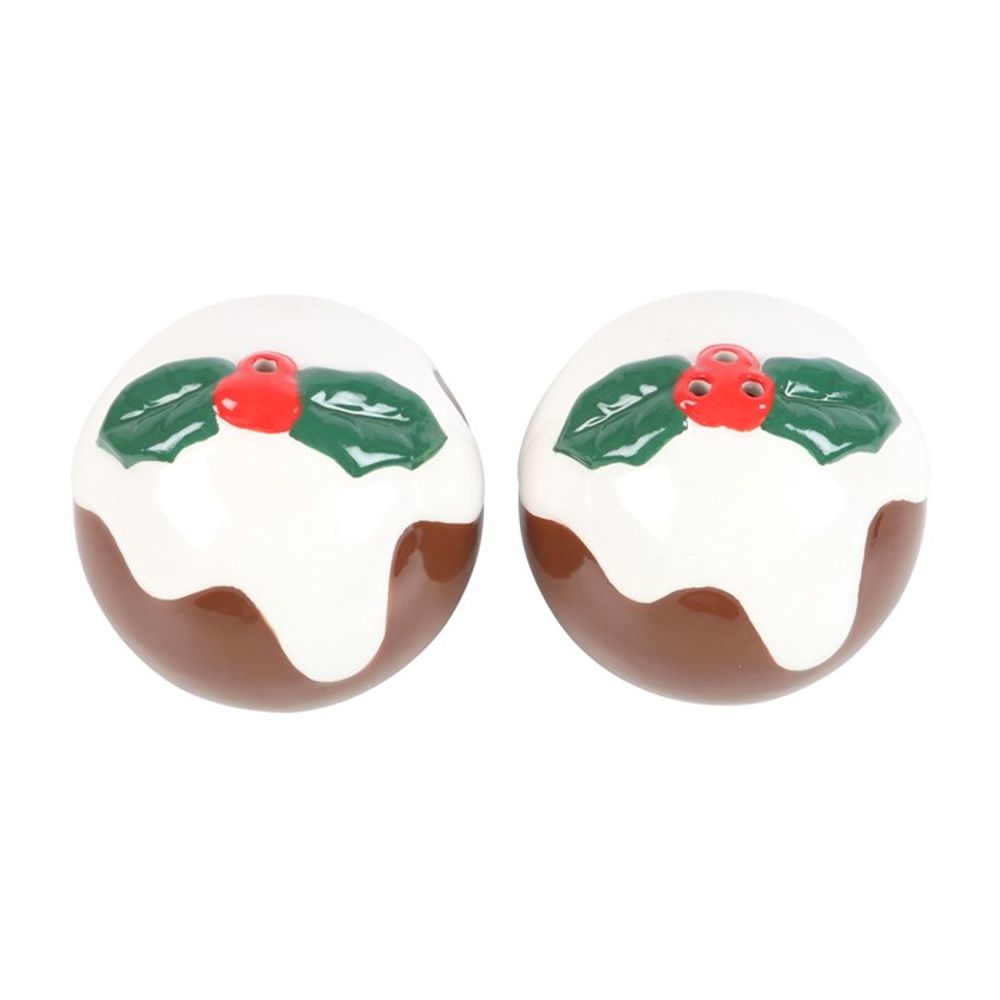 Christmas Pudding Salt and Pepper Shakers - ScentiMelti  Christmas Pudding Salt and Pepper Shakers