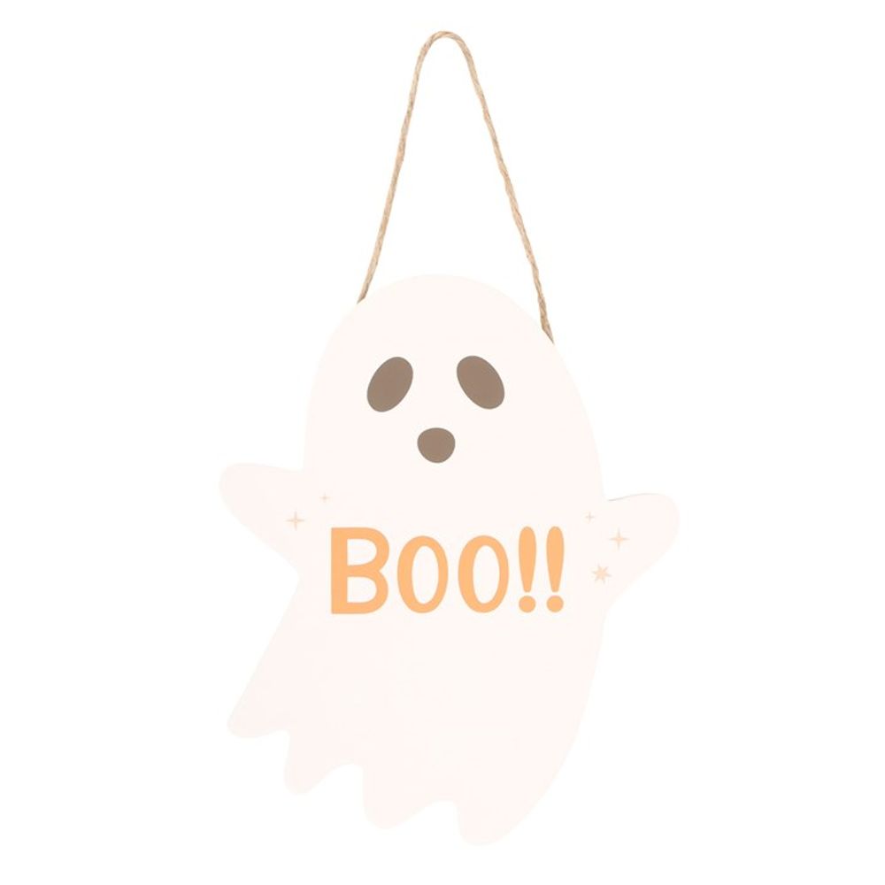 20cm Ghost Shaped Hanging Sign - ScentiMelti  20cm Ghost Shaped Hanging Sign