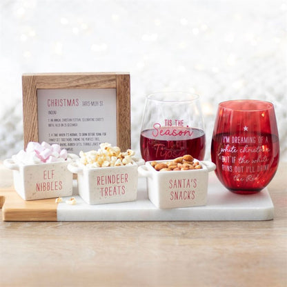 Dreaming of a White Christmas Stemless Glass - ScentiMelti  Dreaming of a White Christmas Stemless Glass