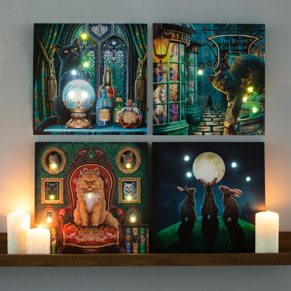 Mad About Cats Light Up Canvas By Lisa Parker - ScentiMelti  Mad About Cats Light Up Canvas By Lisa Parker