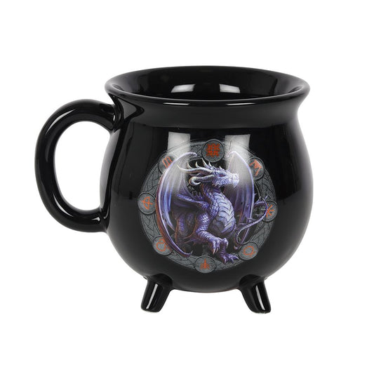 Samhain Colour Changing Cauldron Mug by Anne Stokes - ScentiMelti Home Fragrance, Beauty & Gifts UK