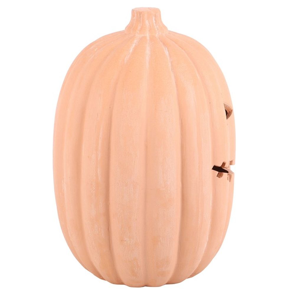 30cm Terracotta Pumpkin Ornament - ScentiMelti  30cm Terracotta Pumpkin Ornament