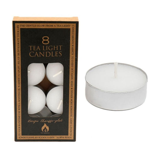 Pack of 8 4-Hour Unscented Tealight Candles - ScentiMelti  Pack of 8 4-Hour Unscented Tealight Candles