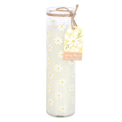 White Daisy Tube Candle - ScentiMelti  White Daisy Tube Candle