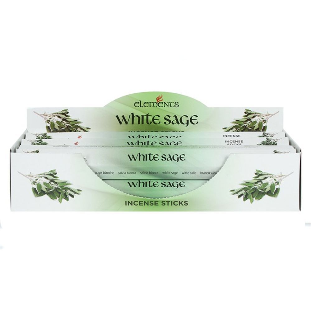 Set of 6 Packets of Elements White Sage Incense Sticks - ScentiMelti  Set of 6 Packets of Elements White Sage Incense Sticks