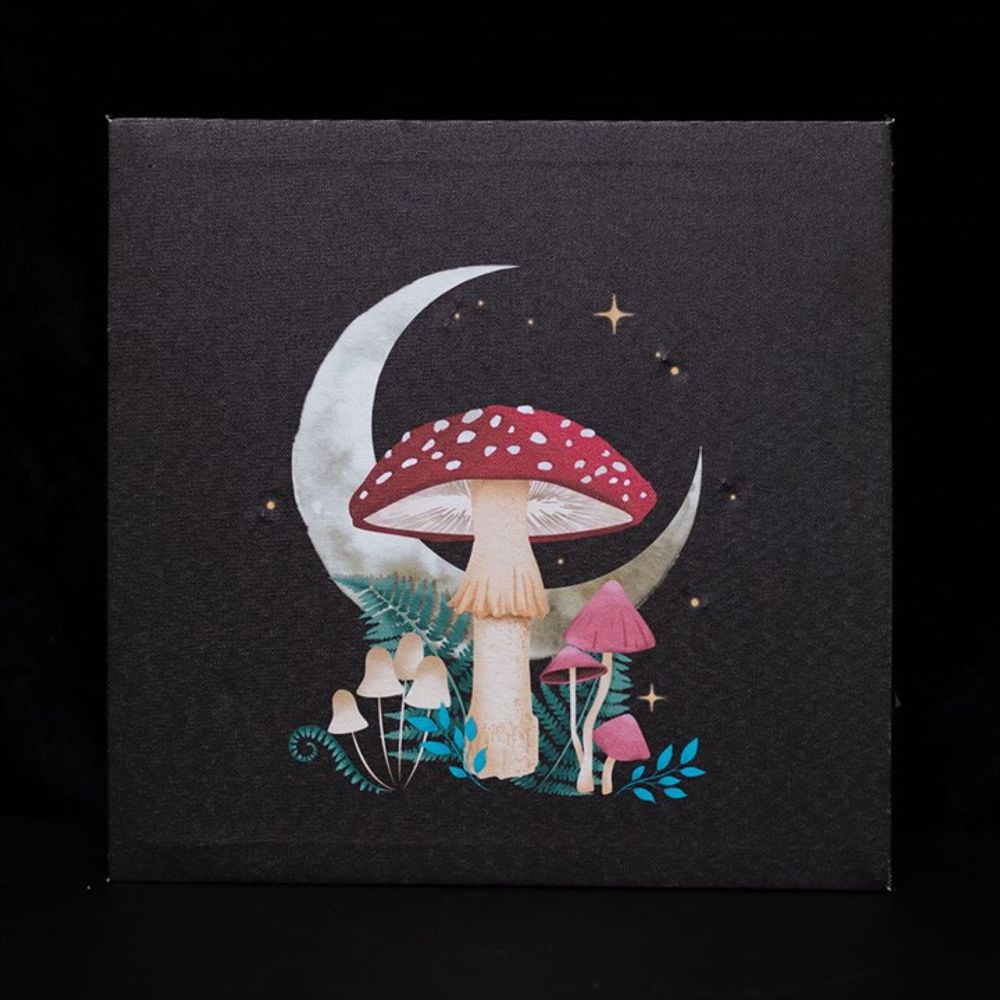 Forest Mushroom Light Up Canvas Plaque - ScentiMelti  Forest Mushroom Light Up Canvas Plaque