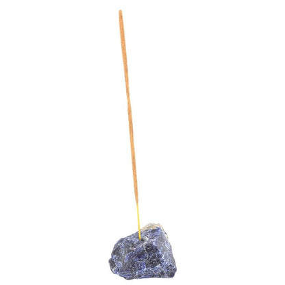 Sodalite Crystal Incense Stick Holder - ScentiMelti  Sodalite Crystal Incense Stick Holder