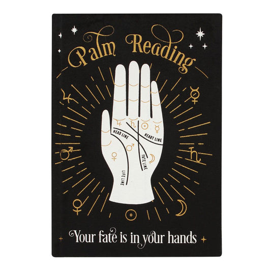 Palm Reading Velvet A5 Notebook - ScentiMelti Home Fragrance, Beauty & Gifts UK