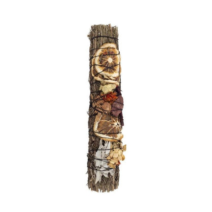 9in Ritual Wand Smudge Stick with Rosemary, Palo Santo and Red Jasper - ScentiMelti  9in Ritual Wand Smudge Stick with Rosemary, Palo Santo and Red Jasper