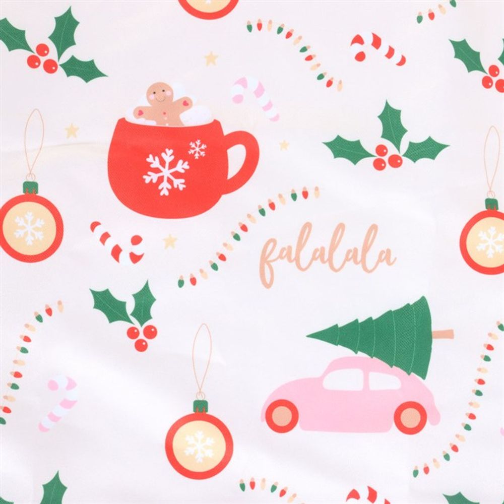 Sugarplum Fun Christmas Print Apron - ScentiMelti  Sugarplum Fun Christmas Print Apron