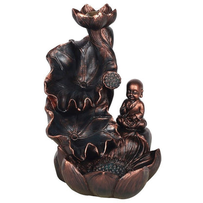 Bronze Effect Buddha Backflow Incense Burner - ScentiMelti  Bronze Effect Buddha Backflow Incense Burner