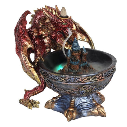 Large Dragon Bowl Backflow Incense Burner - ScentiMelti  Large Dragon Bowl Backflow Incense Burner