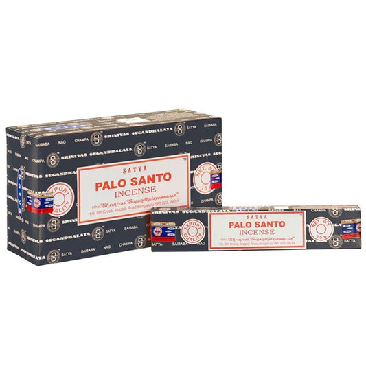 Set of 12 Packets of Palo Santo Incense Sticks by Satya - ScentiMelti  Set of 12 Packets of Palo Santo Incense Sticks by Satya