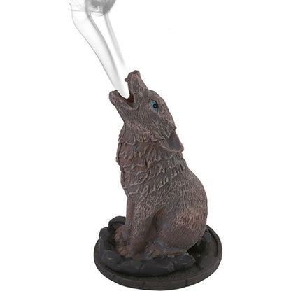 Wolf Incense Cone Holder by Lisa Parker - ScentiMelti  Wolf Incense Cone Holder by Lisa Parker