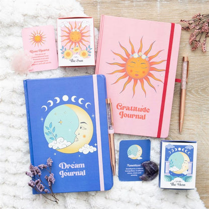 The Sun Gratitude Journal with Rose Quartz Pen - ScentiMelti  The Sun Gratitude Journal with Rose Quartz Pen