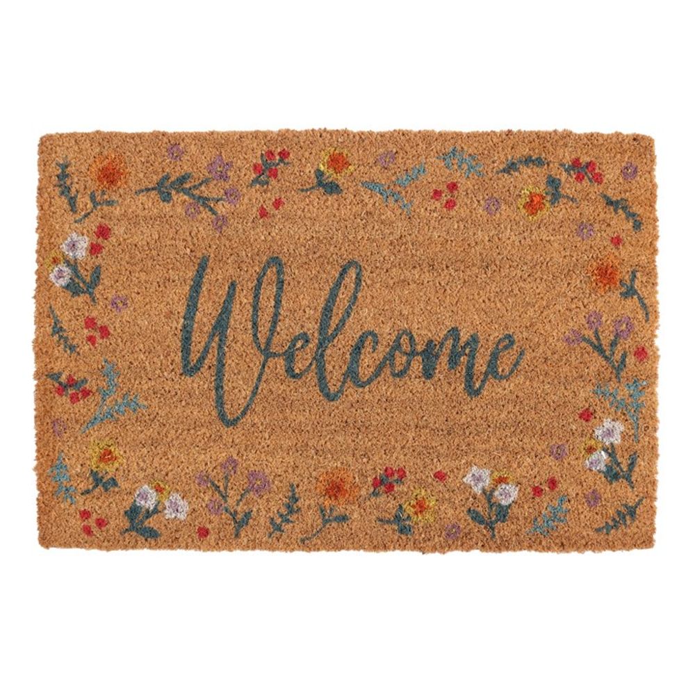 Natural Botanical Welcome Doormat - ScentiMelti Home Fragrance, Beauty & Gifts UK