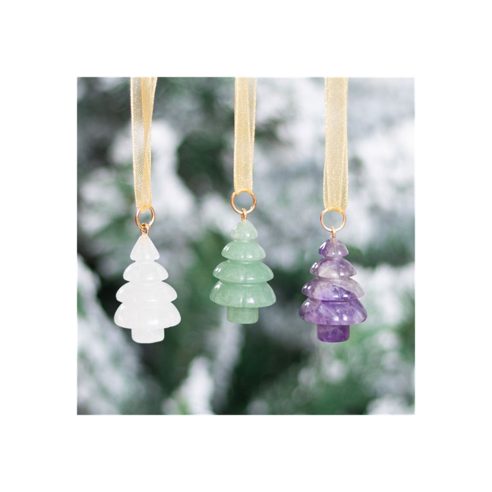 Set of 3 Crystal Christmas Tree Decorations - ScentiMelti  Set of 3 Crystal Christmas Tree Decorations