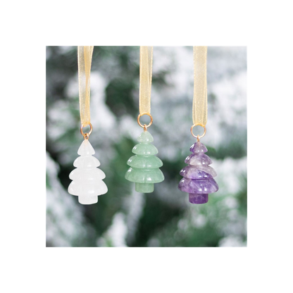 Set of 3 Crystal Christmas Tree Decorations - ScentiMelti  Set of 3 Crystal Christmas Tree Decorations