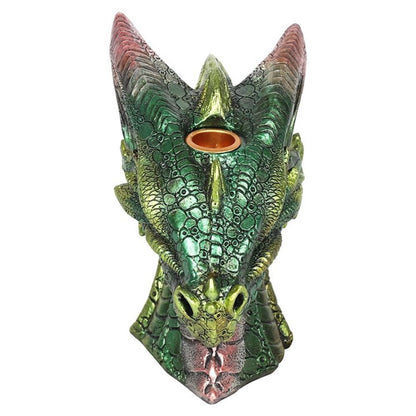 Large Green Dragon Head Backflow Incense Burner - ScentiMelti  Large Green Dragon Head Backflow Incense Burner