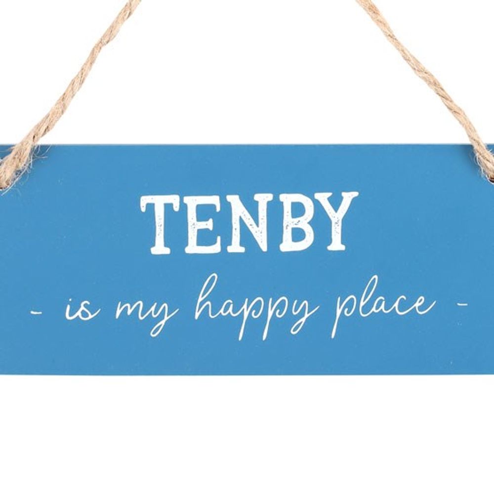 Tenby is My Happy Place Hanging Sign - ScentiMelti  Tenby is My Happy Place Hanging Sign