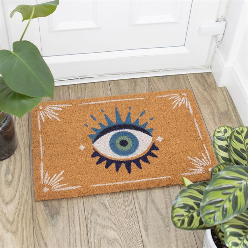 Natural All Seeing Eye Doormat - ScentiMelti Home Fragrance, Beauty & Gifts UK