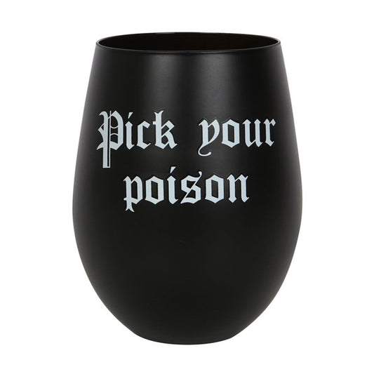 Pick Your Poison Stemless Wine Glass - ScentiMelti  Pick Your Poison Stemless Wine Glass