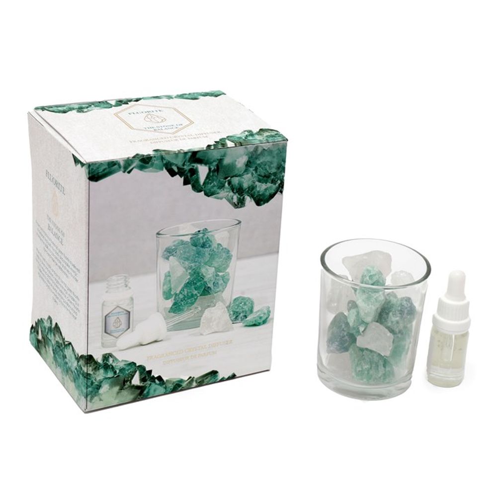 280g Green Fluorite Crystal Oil Diffuser - ScentiMelti  280g Green Fluorite Crystal Oil Diffuser