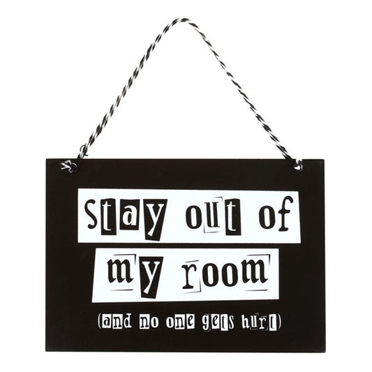 Stay Out of My Room Hanging Sign - ScentiMelti  Stay Out of My Room Hanging Sign