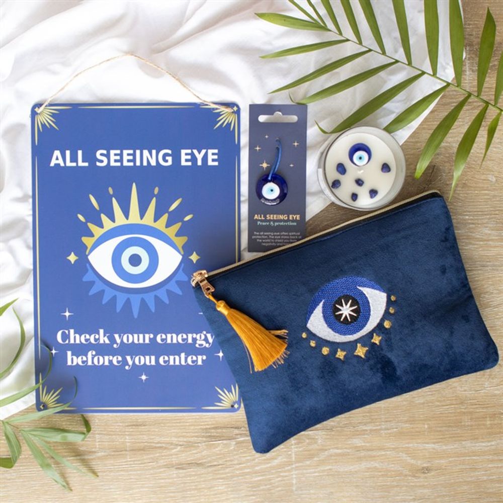 All Seeing Eye Velvet Make Up Bag - ScentiMelti  All Seeing Eye Velvet Make Up Bag