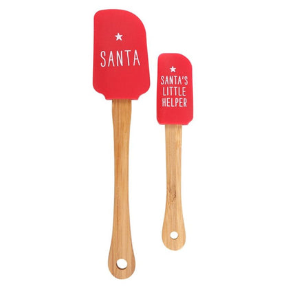 Santa's Helper Silicone Spatula Set - ScentiMelti  Santa's Helper Silicone Spatula Set