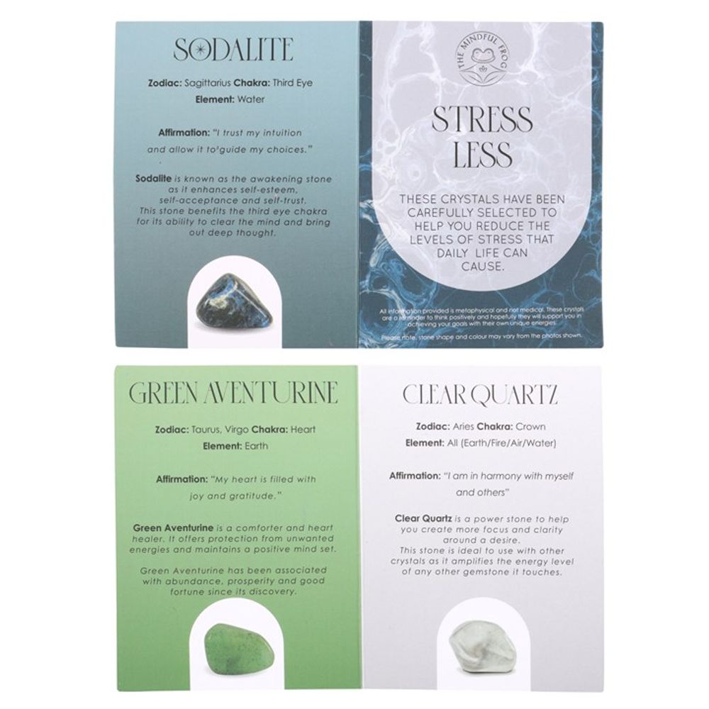 Stress Less Healing Crystal Set - ScentiMelti  Stress Less Healing Crystal Set