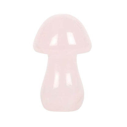 Magical Rose Quartz Crystal Mushroom - ScentiMelti  Magical Rose Quartz Crystal Mushroom