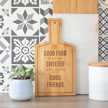 Sweeter When Shared Bamboo Serving Board - ScentiMelti  Sweeter When Shared Bamboo Serving Board