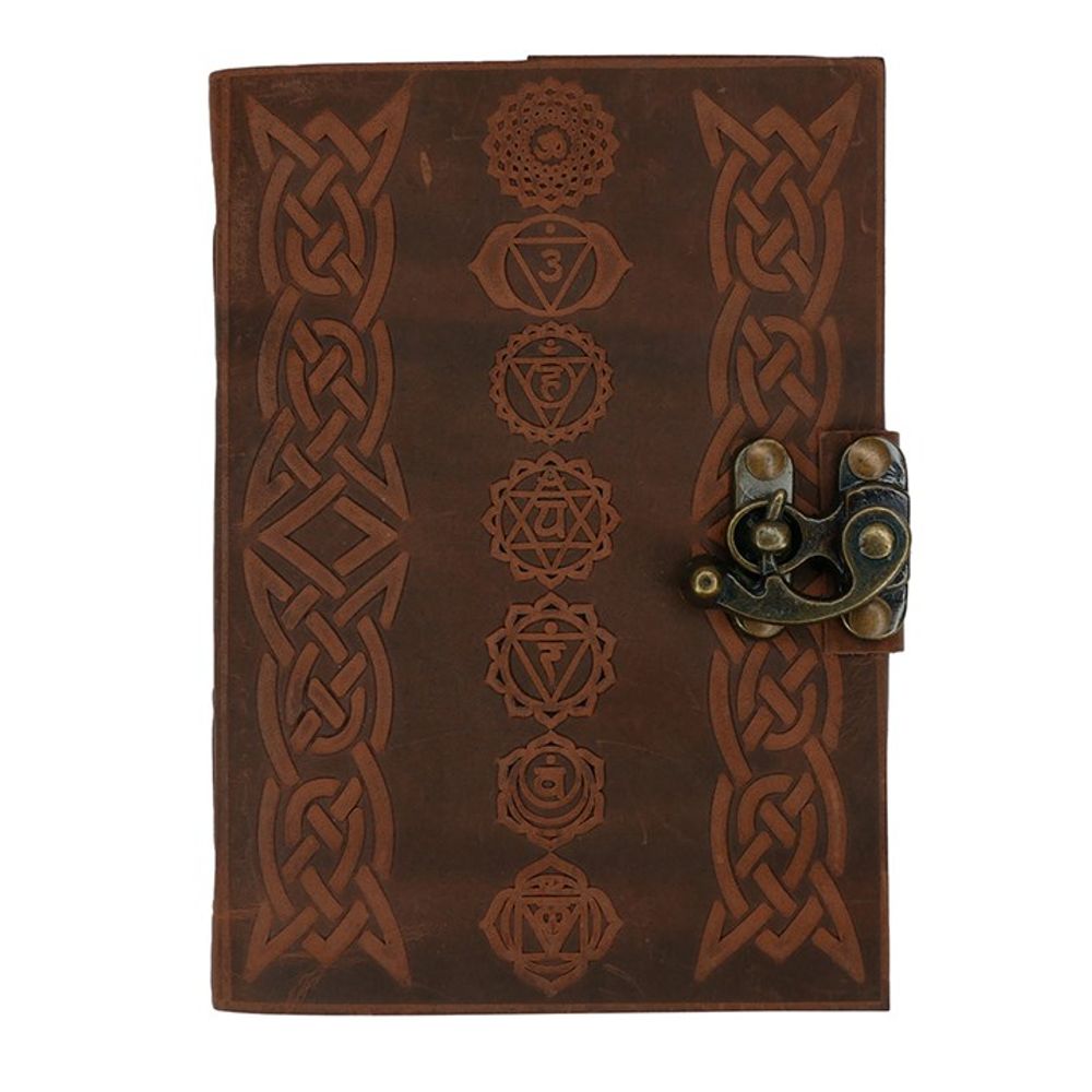 Seven Chakras Leather Journal - ScentiMelti Home Fragrance, Beauty & Gifts UK